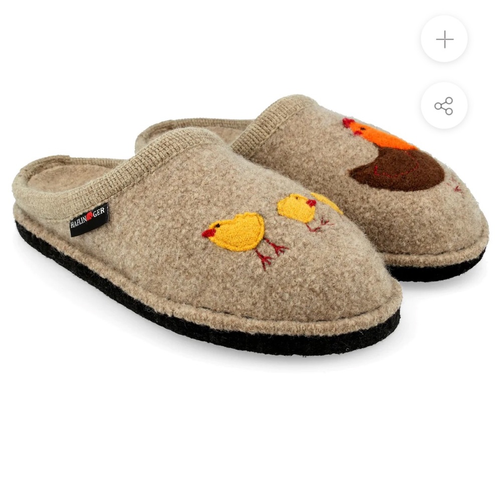 BRAND NEW Haflinger soft sole wool slippers women’s size 37